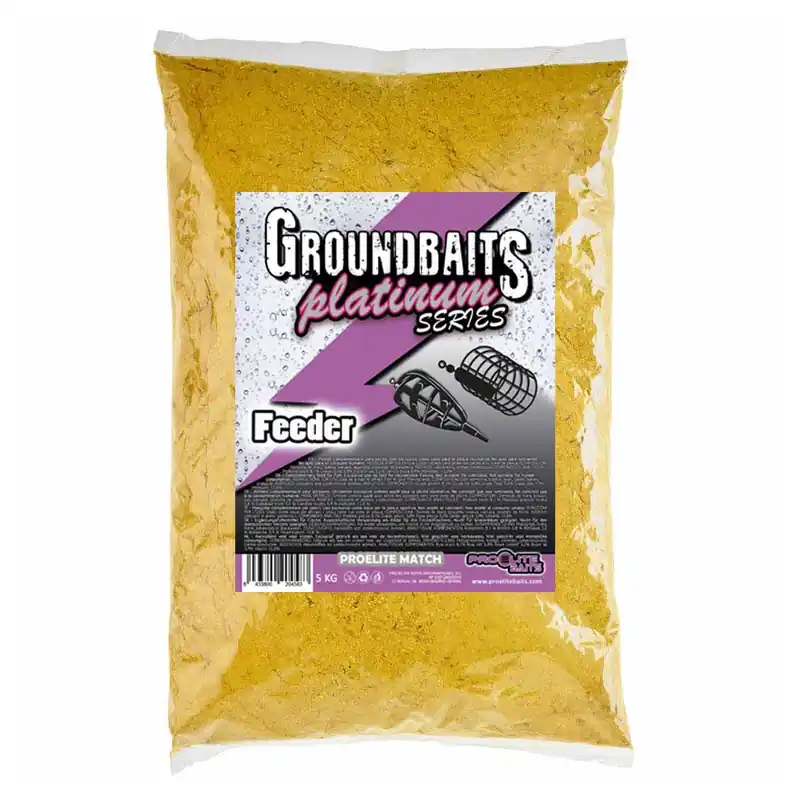 Offre Spéciale Amorce Pro Elite Baits Platinum Feeder Jaune – GroundBaits – 5kg