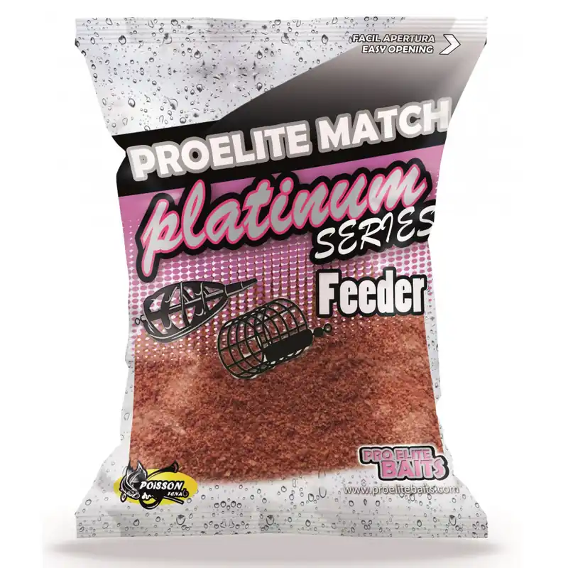 Bon Plan Amorce Platinum Feeder Rouge 1kg Pro Elite Baits