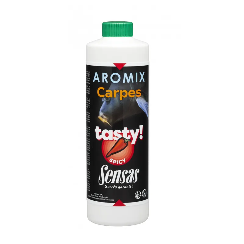 Amorix Sensas Carp Tasty Spicy 500ml Commander Maintenant