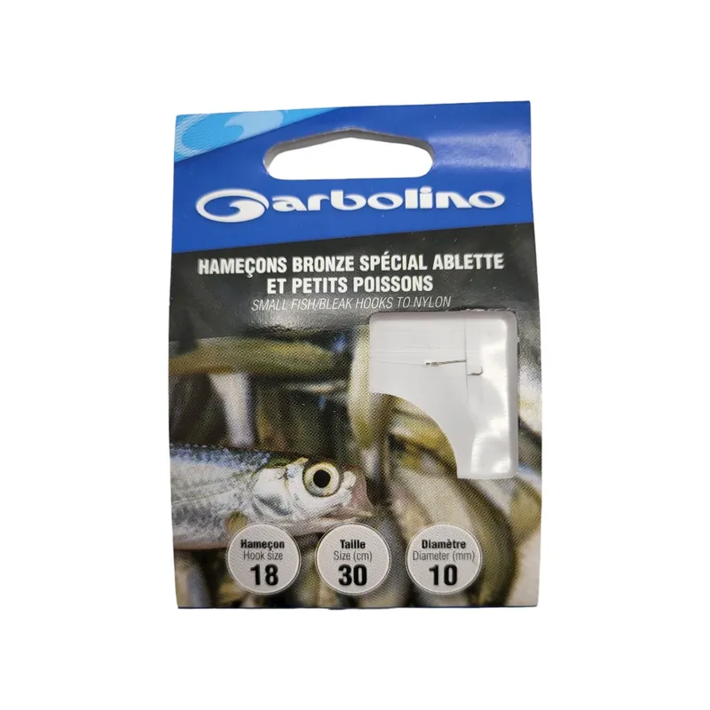 Hameçons Garbolino Bronze Spécial Ablette et Petits Poissons Offre Spéciale