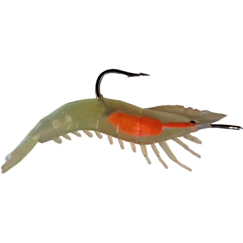Leurre Glow Shrimp 55mm 3 pièces Vente Flash