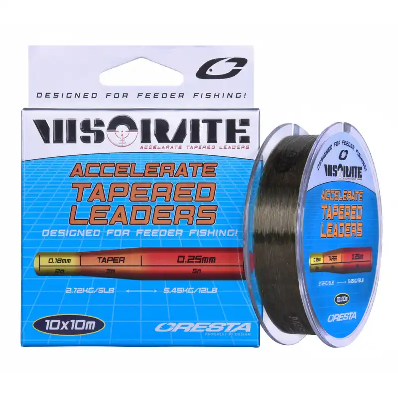 Tête de Ligne Cresta Visorate Accelerate Tapered Leaders Prix Cassé