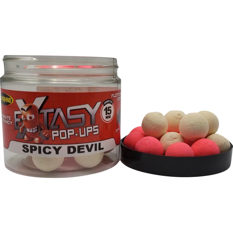 Solde Extasy Pop Ups 50gr 15mm Spicy Devil Fun Fishing