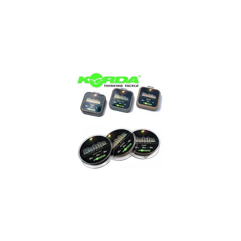 Solde Korda Kable Tight Weave 7 M Gravel 22 Kg 50 Lbs