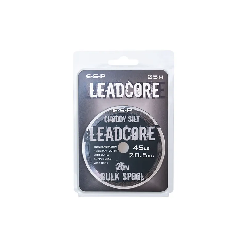 Bobine Leadcore 4lb 25m Silt Grey ESP Prix Cassé
