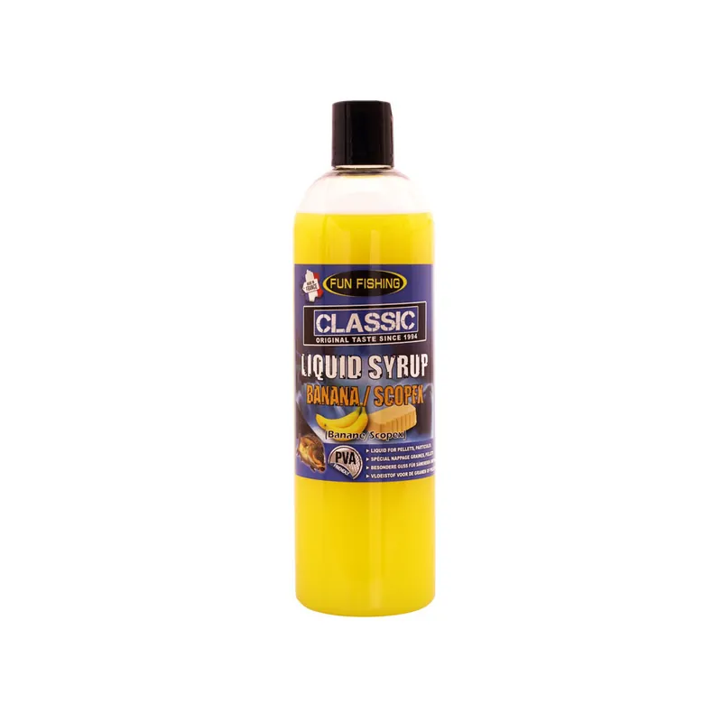Classic Liquid Syrup 480ml Banane Scopex Fun Fishing Must-Have