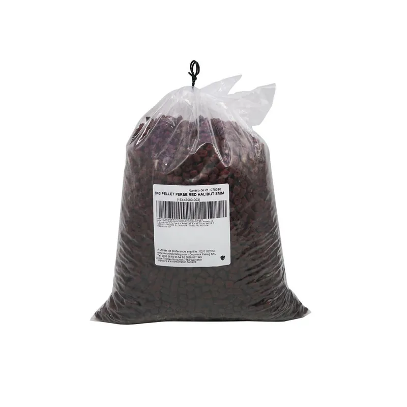 Achat Immédiat 3kg Pellet Persé Red Halibut 8mm
