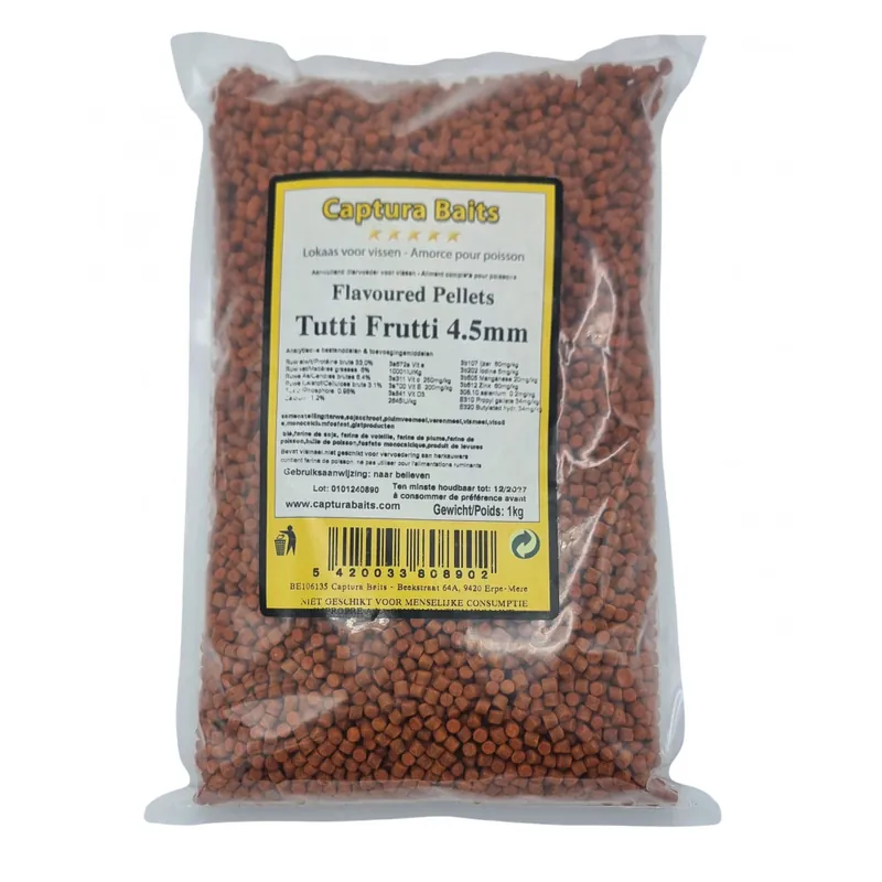 Pellets Tutti Frutti 1kg Captura Dernière Chance