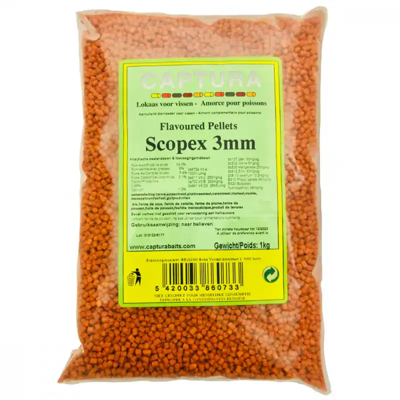 Expédition Rapide Pellets Scopex 1kg Captura