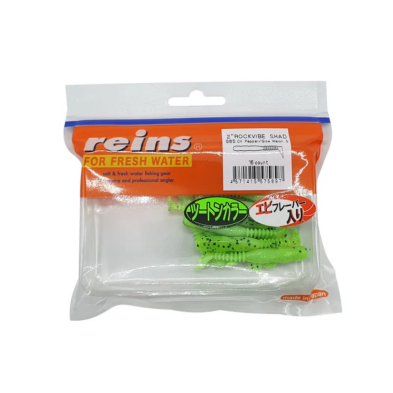 Rockvib Shad 2&Prime; Reins Haute Qualité