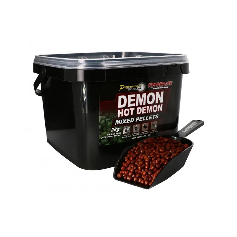 Pellets Mixed Starbaits Demon Hot Demon 2kg Promotion