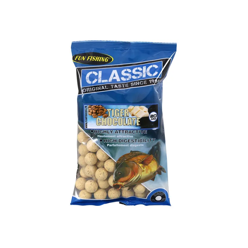 Classic Bouillettes 4kg 20mm Tiger Chocolat Fun Fishing Promotion Saisonnière