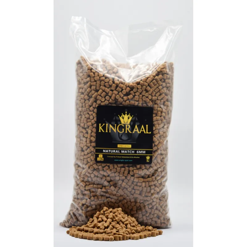 Pellet Natural Match 6 Mm 1.750Kg Kingraal Offre Spéciale