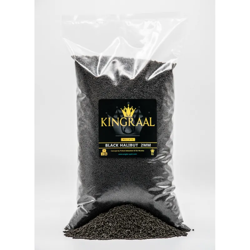 Pellet Black Hallibut 2Mm 1.750Kg Kingraal Acheter Direct