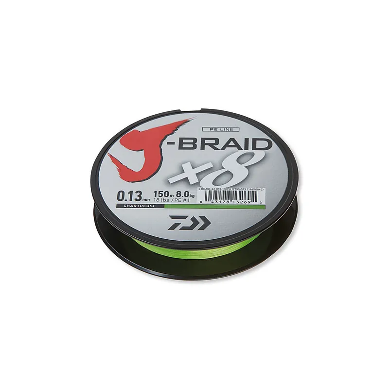 Offre Exclusive Tresse Daiwa J-Braid X8 Chartreuse 300m