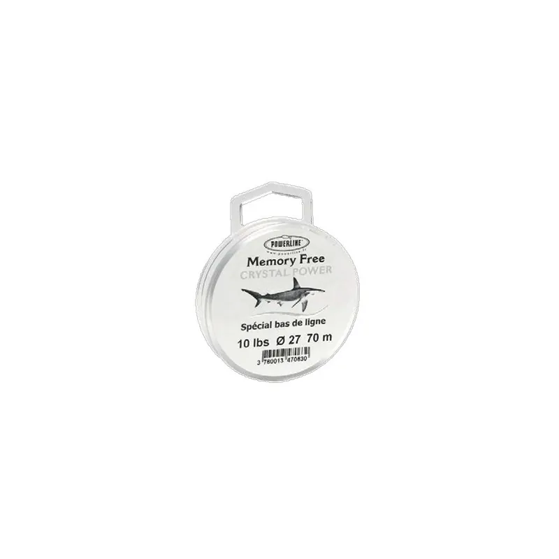 Nylon Memoryfree Cristal 70m Powerline Meilleur Choix