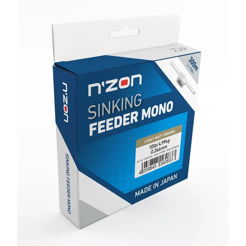 Meilleur Choix Nylon feeder N‘Zon Sinking 300 m