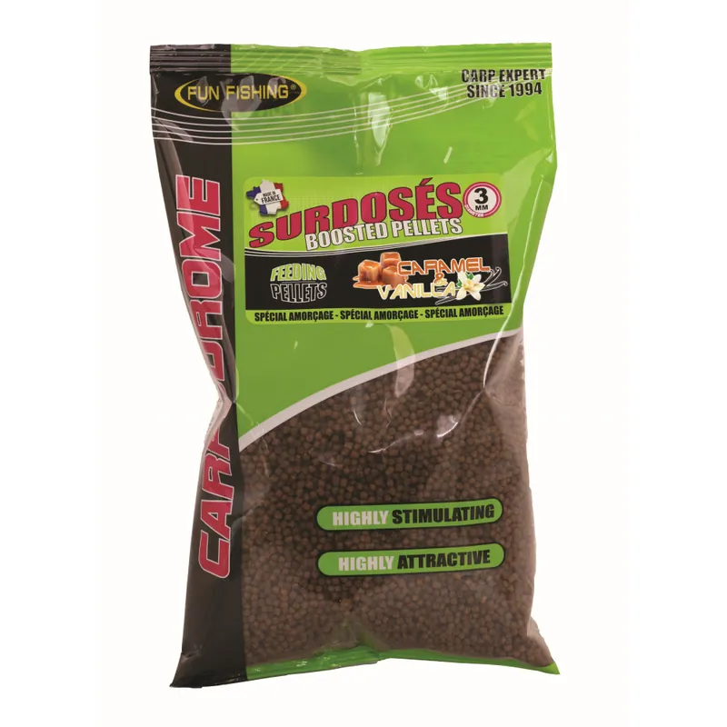 Pellets Amorçage Surdoses 700gr 4mm Fun Fishing Achat Immédiat