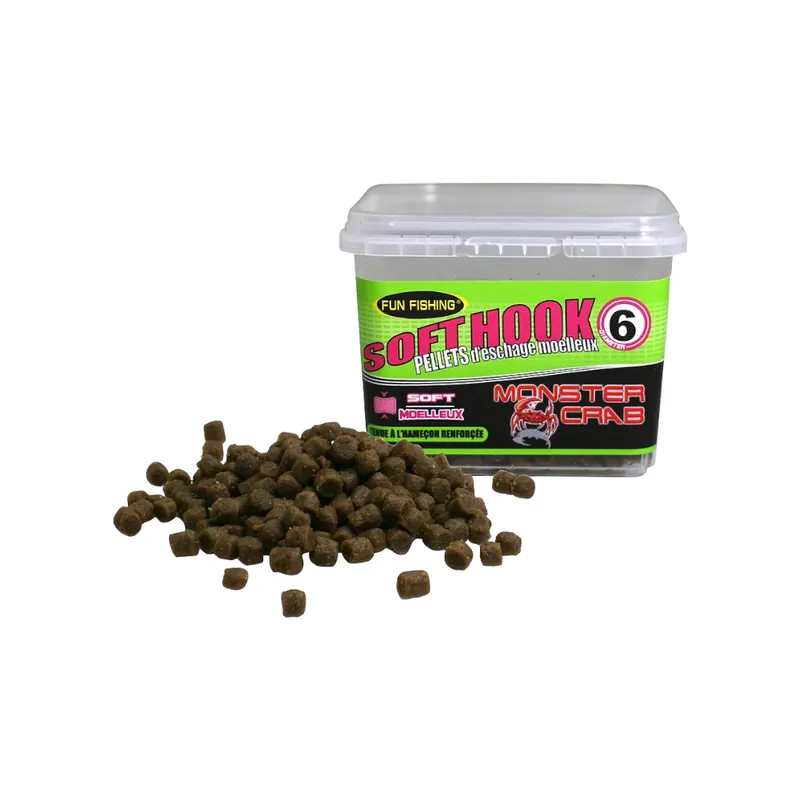 Offre Spéciale Pellets d’eschages Soft Hooks Pellets 110gr 6mm Fun fishing