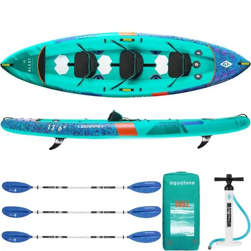 Offre Spéciale Kayak gonflable 3 places Aquatone Blast 13.6