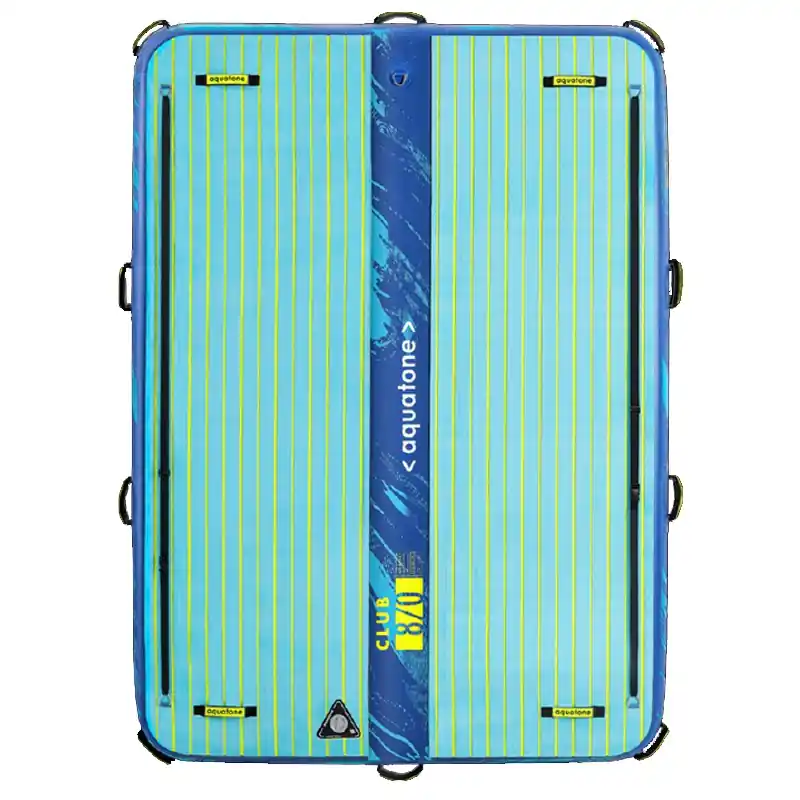 Meilleur Prix Plateforme gonflable quai flottant Aquatone Club 247x170x15cm 470L