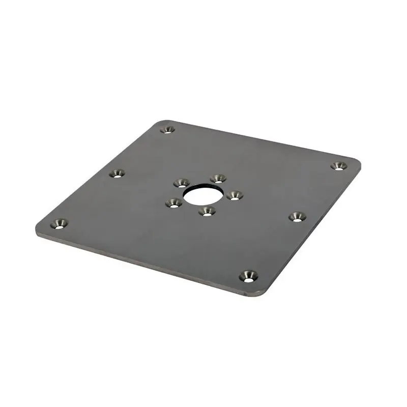 Platine basse inox carrée Pike‘N Bass Dernier Modèle