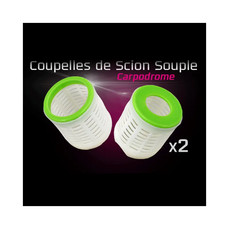 Coupelles De Scion x2 Souple 2 en 1 Fun Fishing Nouvel Arrivage