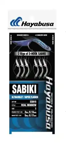 Bas de ligne Hayabusa Sabiki EX015 – n°8 Populaire