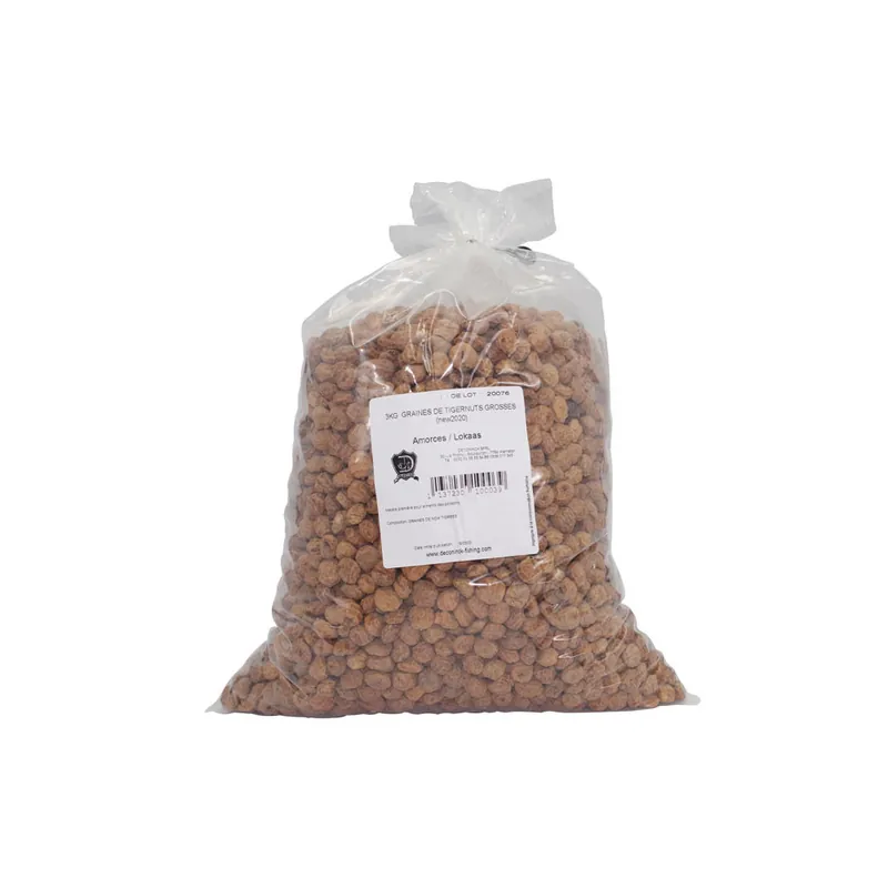 Expédition Rapide Grosses Graines de Tigernuts 3kg Deconinck