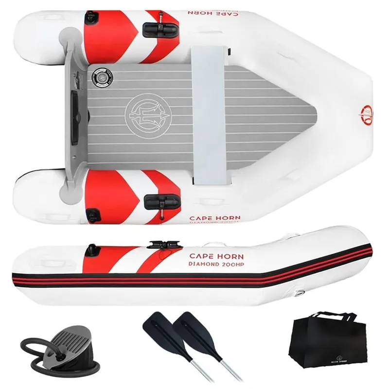 Commander Maintenant Annexe Bateau Pneumatique Cape Horn Diamond 200 HP Rouge