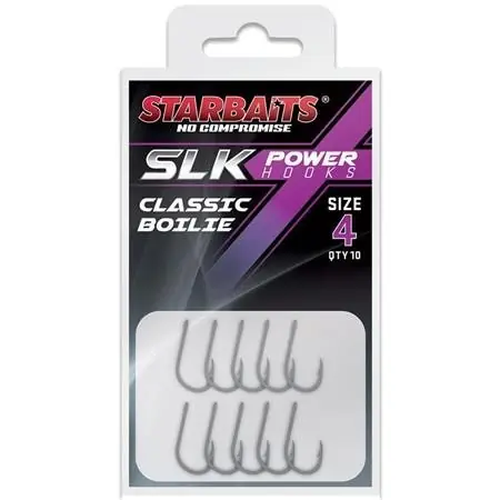 Achetez Aujourd&rsquo;hui Hameçon Starbaits Power Hook PTFE Coated Classic Boilie – Taille 10