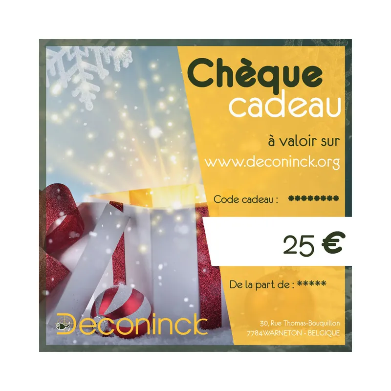 Chèque cadeau 25 Petit Prix