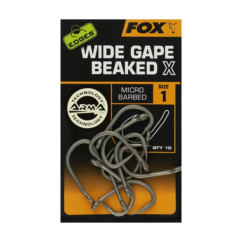 Pas Cher Hameçons Fox Wide Gape Beaked x Micro barbed