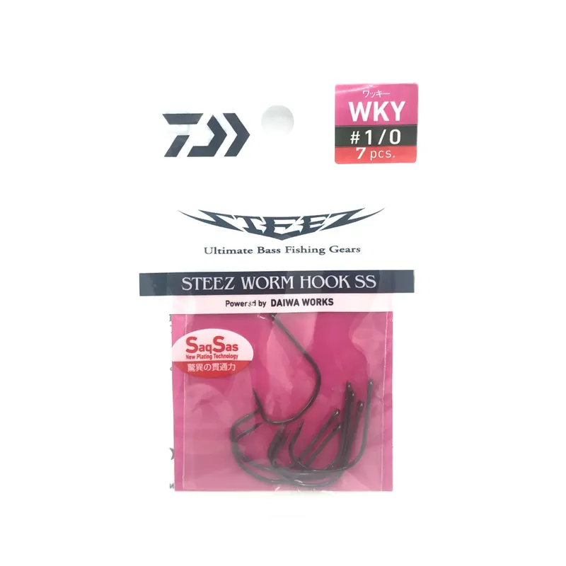 Prix Cassé Daiwa hameçons drop Steez Worm Hook Ss WKY