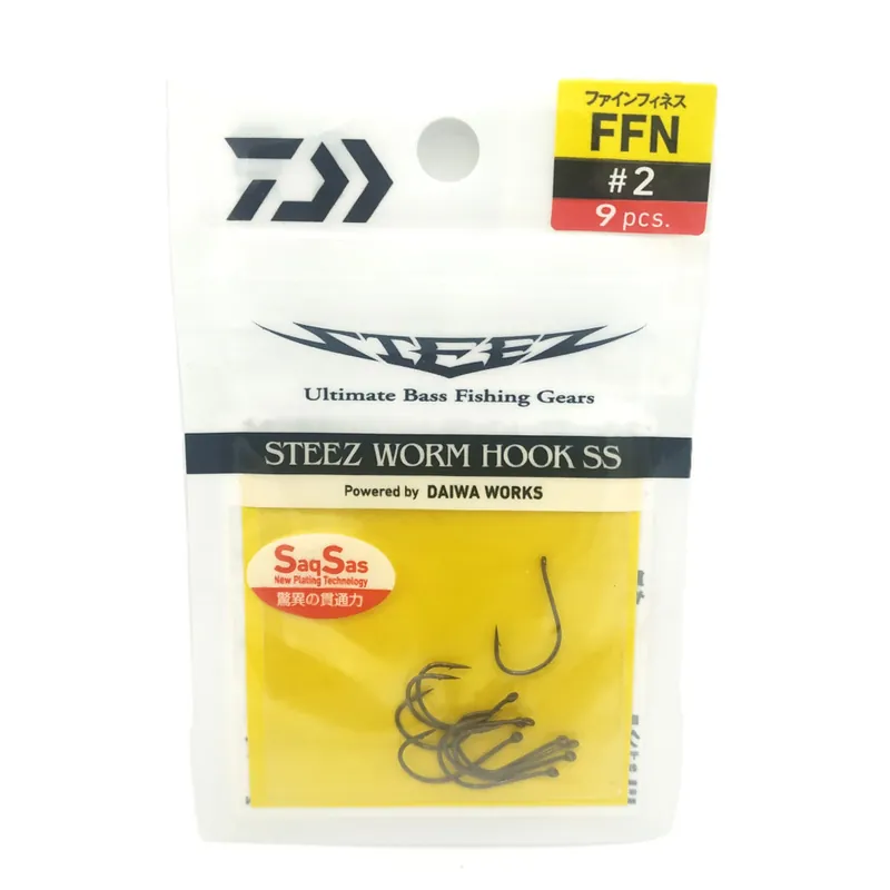 Promotion Daiwa hameçons drop Steez Worm Hook Ss Ffn