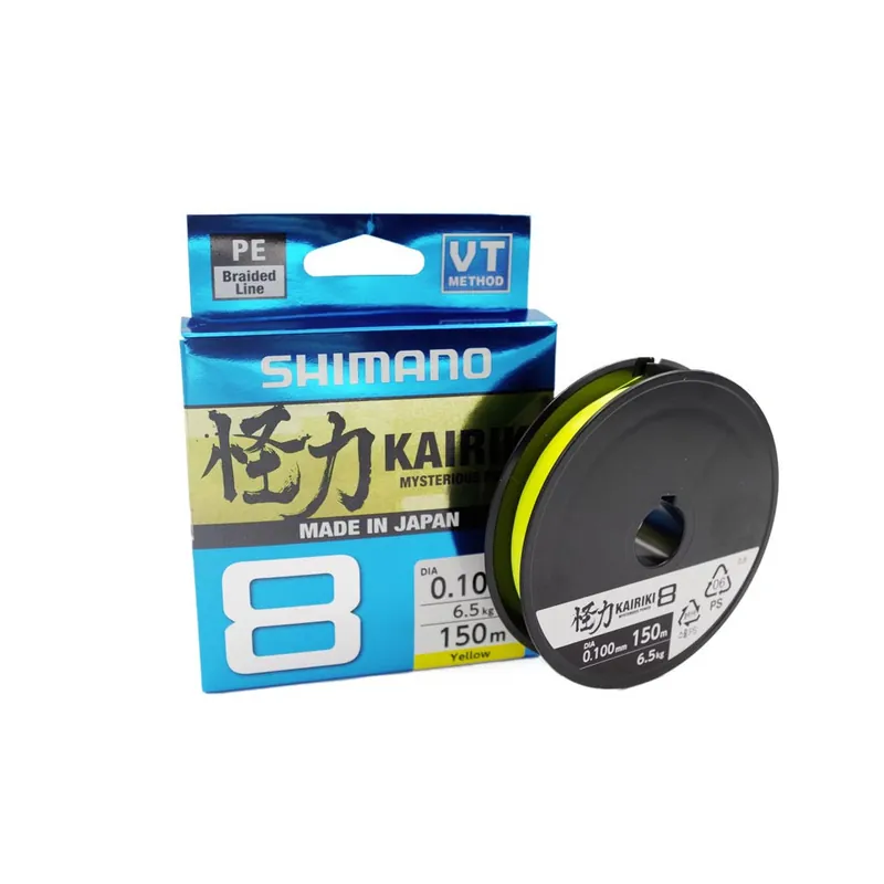Tresse Shimano Kairiki 8 150m yellow Pas Cher