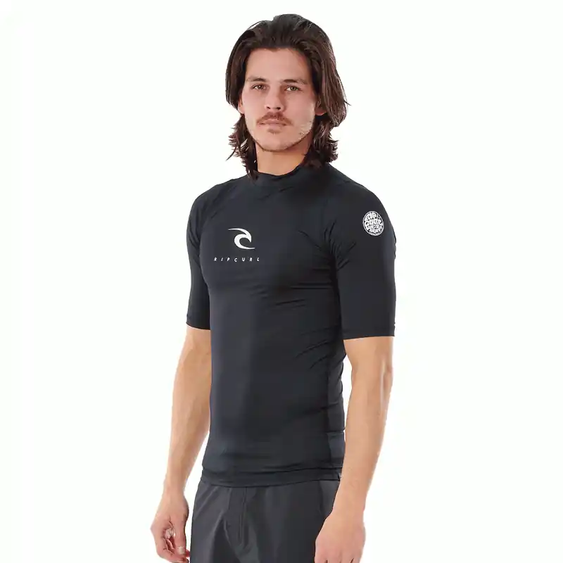 Certifié Lycra homme Rip Curl manches courtes – Noir – S