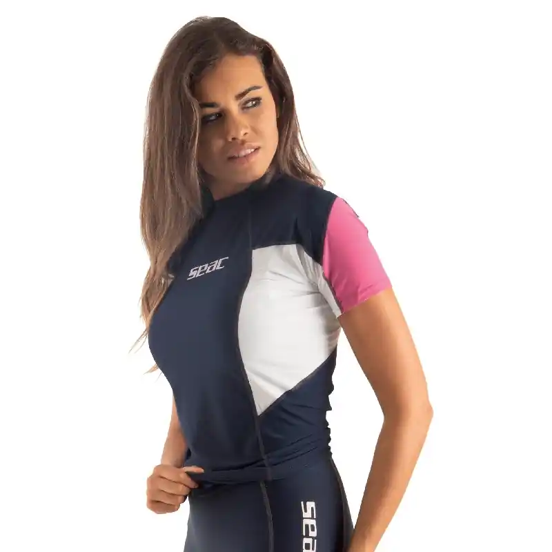 Rash guard Seac sub Femme RAA Short Evo Dernière Chance