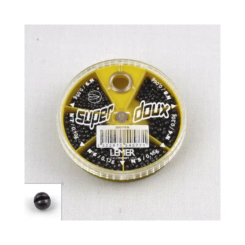Boite 6 cases Super doux moyen (n°4 à 9) Lemer Dernière Chance