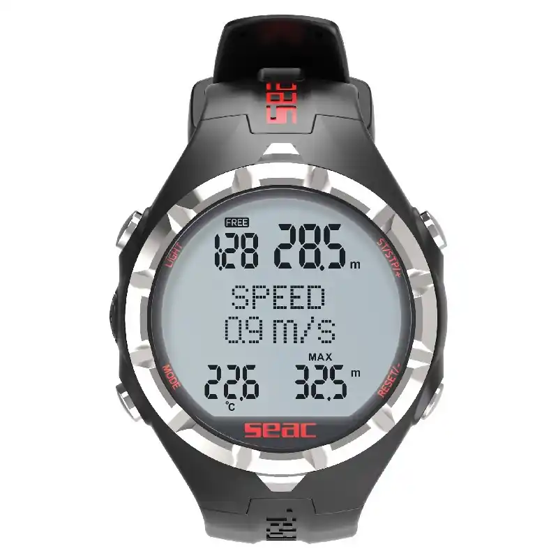 Ordinateur Seac sub Apnea - Noir/Rouge Commande En Gros