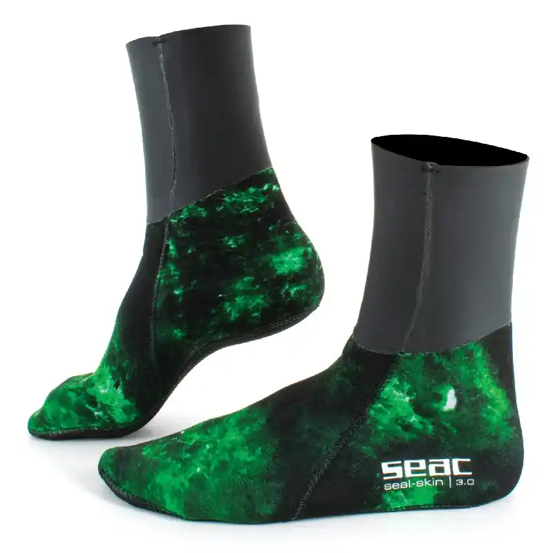 Offre Limitée Chaussons Seac sub Seal Skin Camo Vert- 3 mm