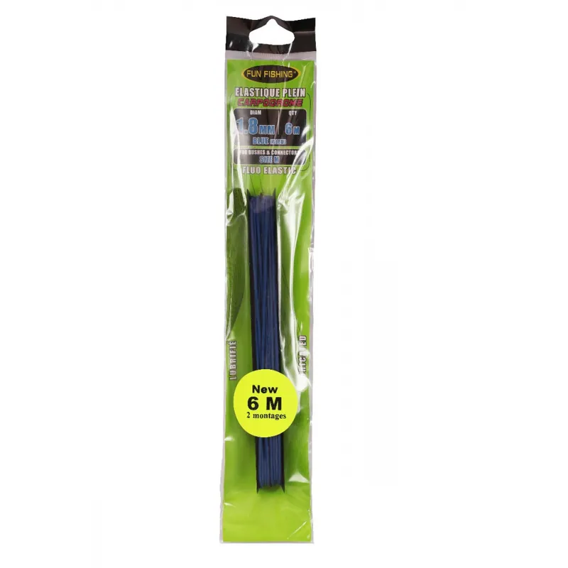 Elastique plein bleu 6m Fun fishing Soldes
