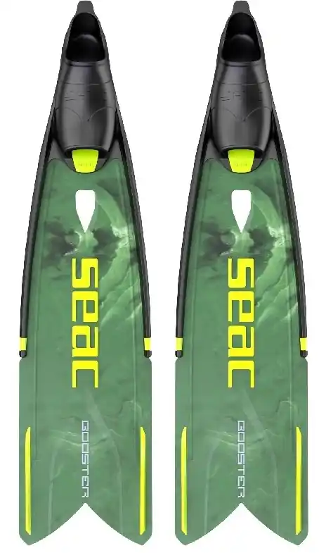 Usine Directe Palmes Seac sub Booster - Vert/Jaune - 39/40