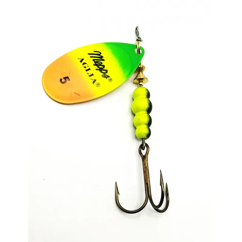 Super Prix Cuiller Aglia hot Firetiger mepps