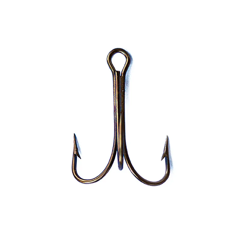 10 hameÇons triples 3551 bronze Mustad Prix Réduit