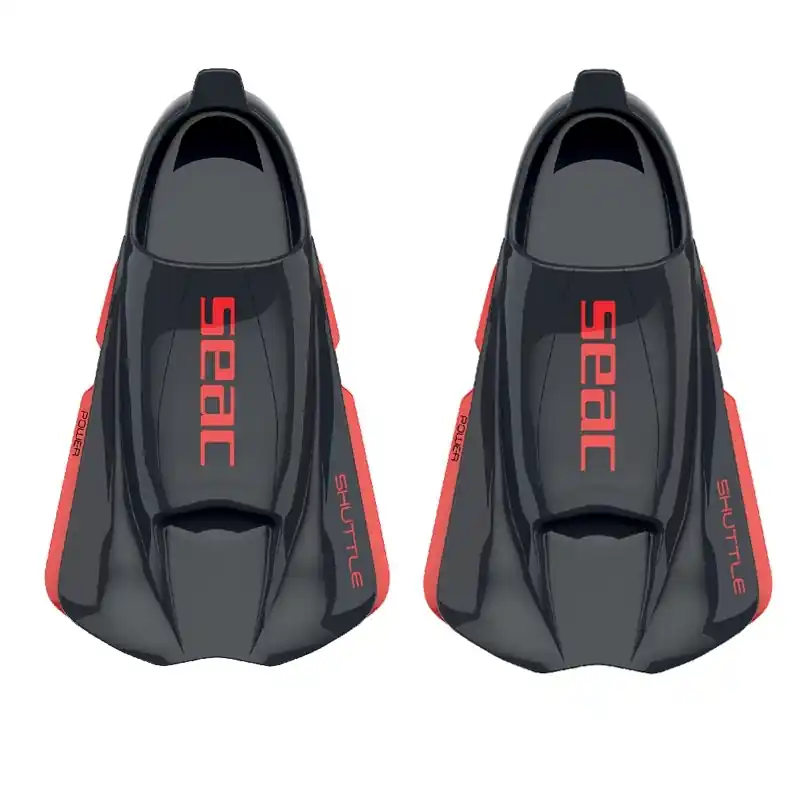 Remise Palmes de natation Seac sub Shuttle Power - Noir/Rouge
