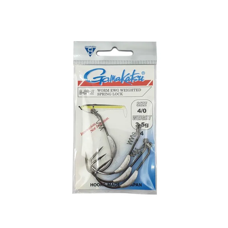 Hamecon ewg Weighted spr-lock Gamakatsu par 4 Soldes