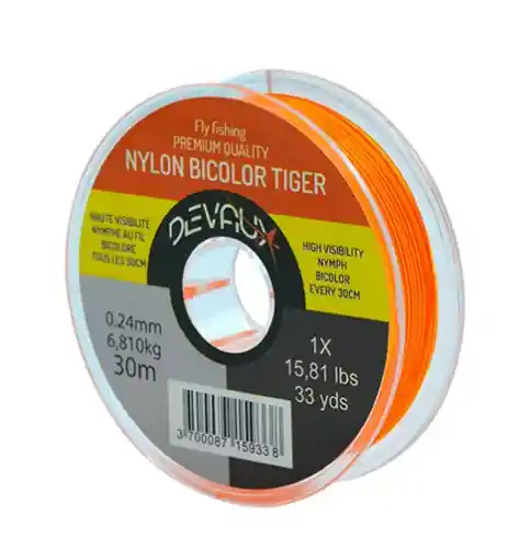 Usine Directe Nylon mouche Devaux Bicolor Tiger