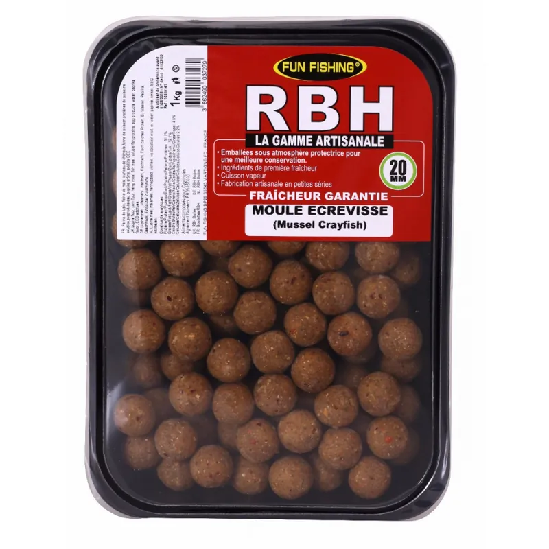 Rbh Boilies 800gr moule ecrevisse Dernier Modèle