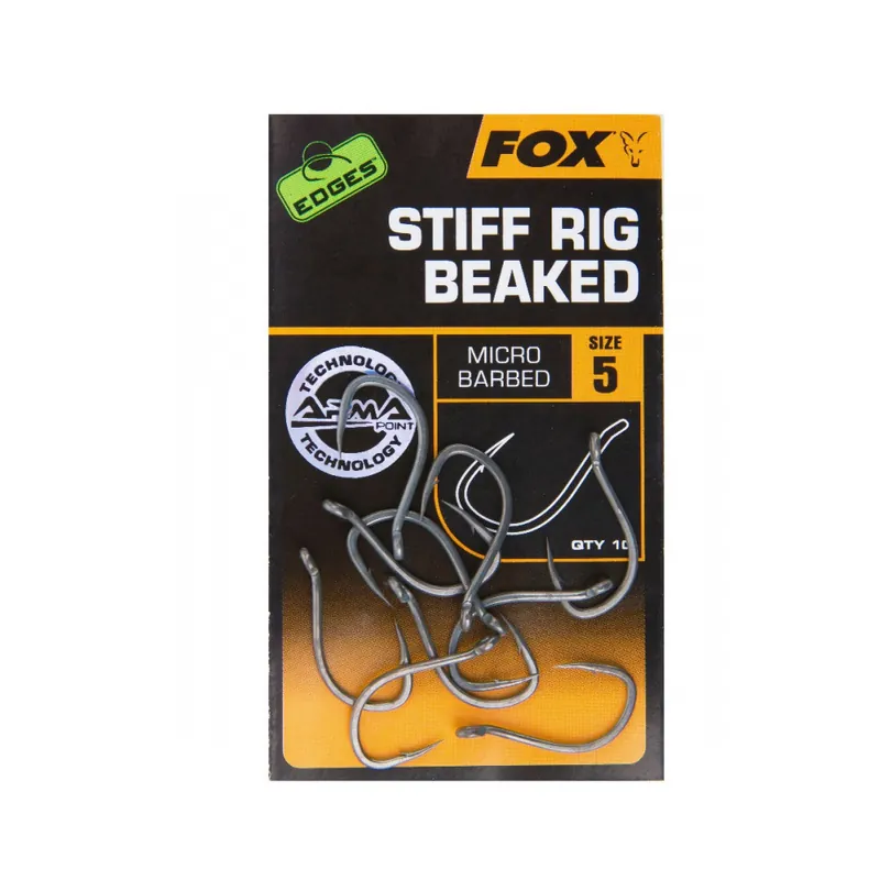 Offre Limitée Hameçon carpe Edges Armapoint stiff Rig Beaked Fox